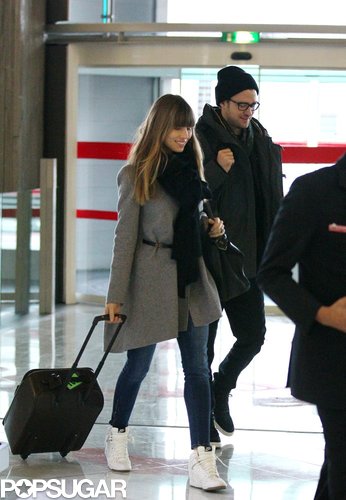 Justin Timberlake and Jessica Biel traveled through the airport in Paris.
Justin Timberlake and Jessica Biel traveled through the airport in Paris.