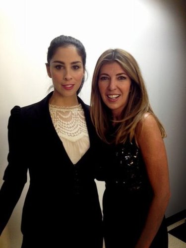 Nina Garcia posed with Sarah Silverman on the set of Fashion Police.
Source: Twitter user ninagarcia
Nina Garcia posed with Sarah Silverman on the set of Fashion Police.
Source: Twitter user ninagarcia