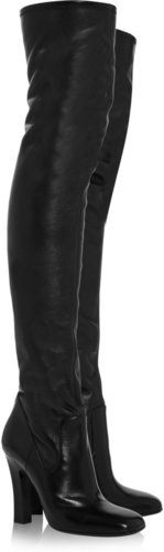 Yves Saint Laurent Joan leather thigh boots