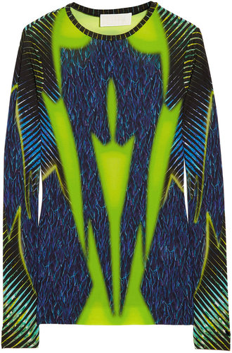 Peter Pilotto LT printed crepe-jersey top