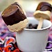 Peanut Butter and Chocolate Popsicles