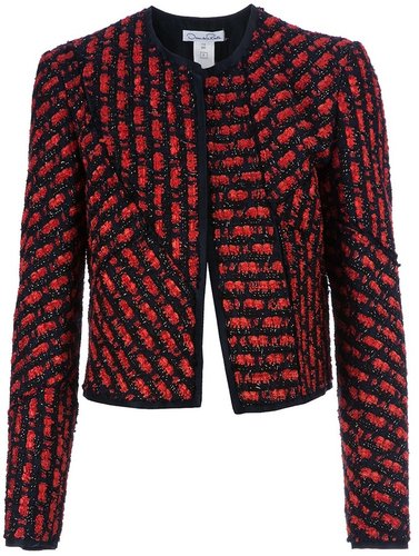 Oscar De La Renta cropped jacket