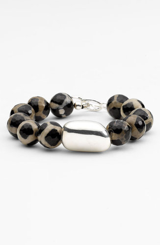Simon Sebbag Tortoise Agate Bead Bracelet