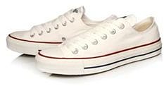 Converse white chuck taylor ox fashion trainers