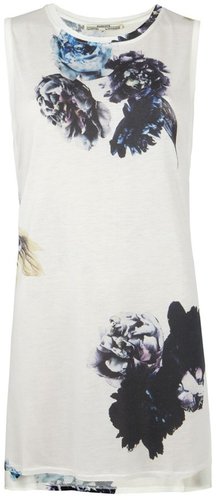 Peony Sleeveless Crew T-shirt