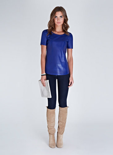 Liv Leather Tee