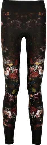 Alexander McQueen Floral-print stretch-jersey leggings