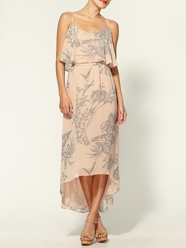 Daniel Rainn Floral Two-Tied High-Low Maxi for Less