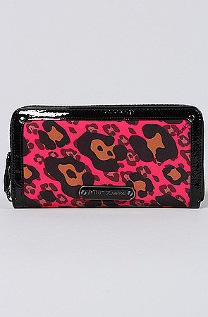 Betsey Johnson The Cheetah Boom Boom Zip Around Wallet