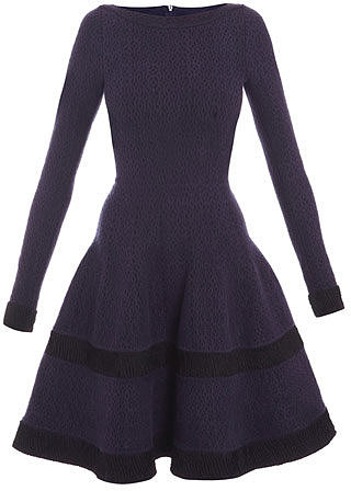 Azzedine Alaia Camee Soire lurex-band dress