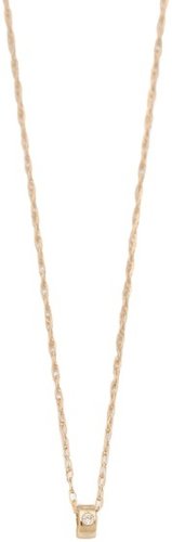 Ginette_ny Mini Tube & Diamond Necklace