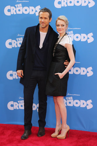 Blake Lively Supports Ryan Reynolds and Emma Stone at the Croods Premiere Blake Lively Supports Ryan Reynolds and Emma Stone at the Croods Premiere