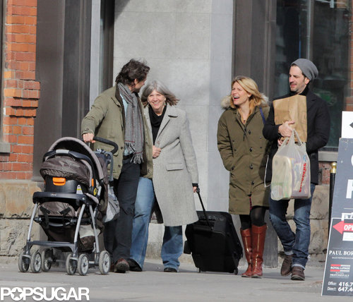 Claire Danes and Hugh Dancy Take Cyrus For a Stroll in Toronto Claire Danes and Hugh Dancy Take Cyrus For a Stroll in Toronto
