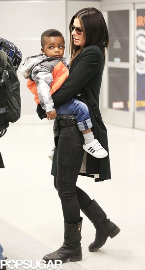 Sandra Bullock and her son, Louis, took a trip to NYC.
Sandra Bullock and her son, Louis, took a trip to NYC.