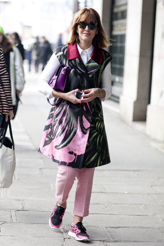 A sweet palette, right down to her kicks.
A sweet palette, right down to her kicks.