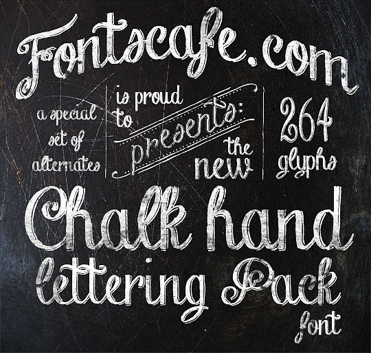 Chalk Lettering Fonts Chalk Lettering Fonts