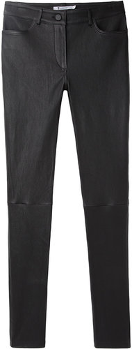 T by Alexander Wang / Stretch Leather Jeans