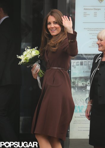 Kate Middleton toured Grimsby, England.
Kate Middleton toured Grimsby, England.