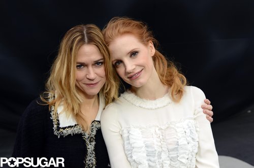 Jessica Chastain and Marie-Josée Croze sat next to each other in the front row.
Jessica Chastain and Marie-Josée Croze sat next to each other in the front row.