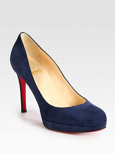 Christian Louboutin New Simple 100 Suede Pumps