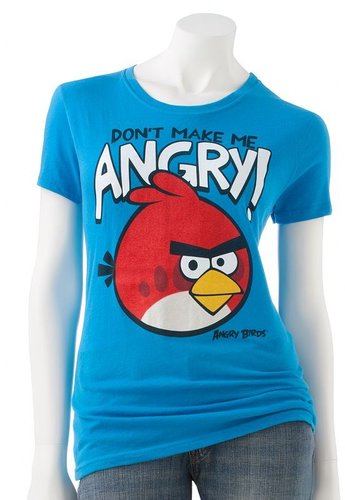 Fifth sun angry birds "don't make me angry!" tee