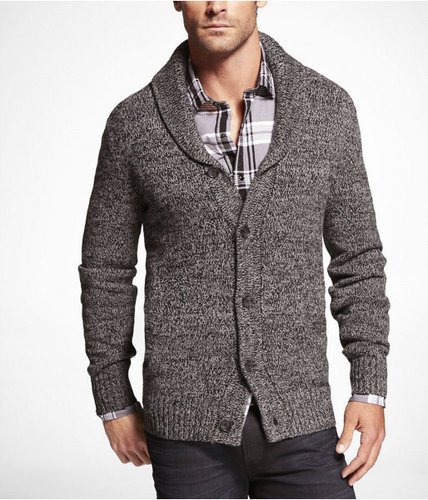 Marled Shawl Collar Cardigan