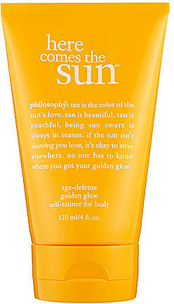 Philosophy Here Comes the SunTM; Age- Defense Golden Glow Self-Tanner For Body