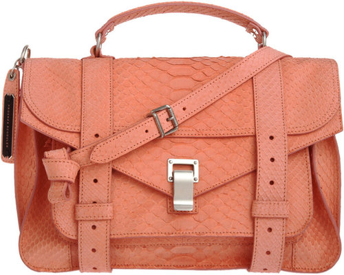 Proenza Schouler PS1 Medium Python Suede