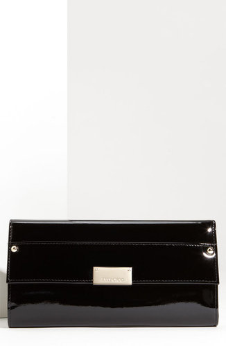 Jimmy Choo 'Reese' Patent Leather Clutch