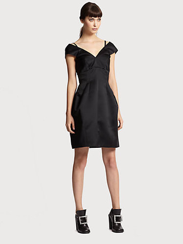 Marc Jacobs Off-The-Shoulder Satin Dress