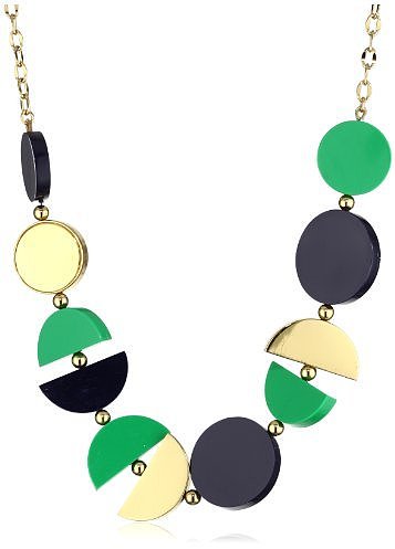 Kate Spade New York Double Exposure Green Long Necklace