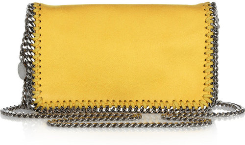Stella McCartney Falabella small faux suede shoulder bag