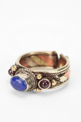 Blue Seas Triple-Stone Ring