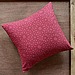Hand-Blocked Star Trellis Pillow Cover