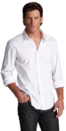 Slim Fit Cotton Stretch 'Ronny' Button Down Shirt by BOSS Black