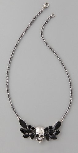Tom Binns Della Notte Winged Skull Necklace