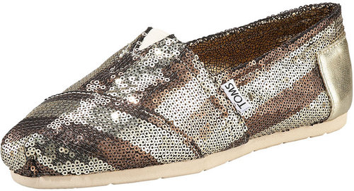 TOMS Shoes Gurley Sequined Slip-On