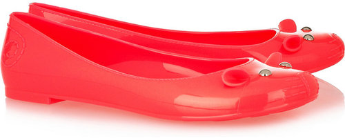 Marc by Marc Jacobs Mouse neon rubber ballet flats