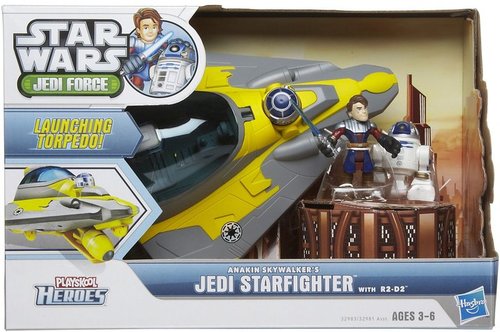 Hasbro Star Wars Jedi Force Anakin  Skywalker Jedi Starfighter R2D2