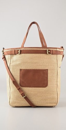 Club Monaco Julie Straw Tote