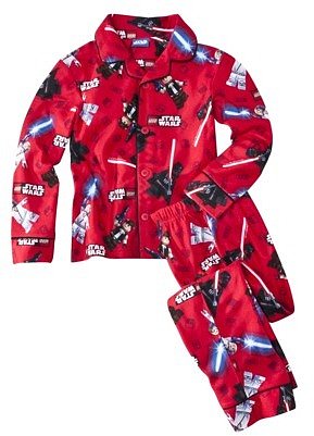 Star War Lego® Boys Long-Sleeve 2-Piece Star Battle Pajama Set - Red