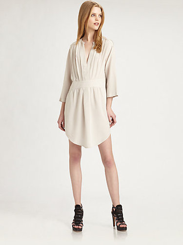 See by Chloe Pleated Silk Dress