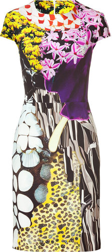 Mary Katrantzou Multicolor Print Silk Dress