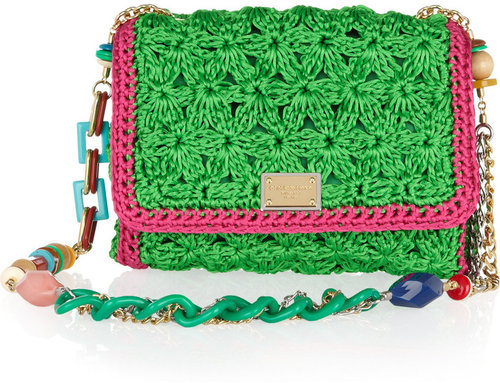 Dolce & Gabbana Crocheted shoulder bag