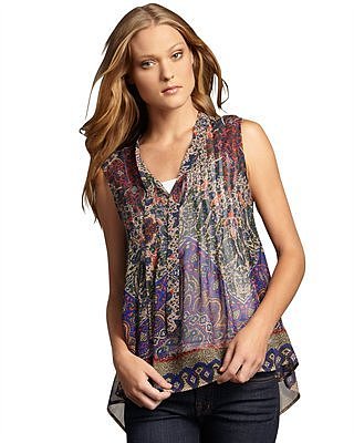 Joie Wyeth Paisley-Print Blouse