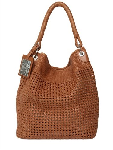 Ralph Lauren - Woven Leather Top Handle