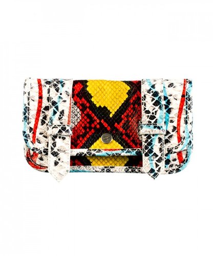 Proenza Schouler PS1 Wallet Printed Python