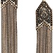 Shield Chain Chandelier Earrings