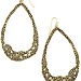 RACHEL Rachel Roy Earrings, Gold-Tone Crystal Hoop Earrings
