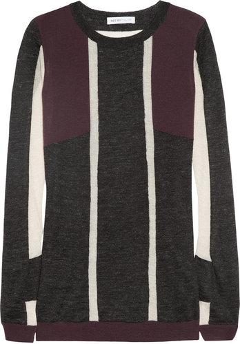 See by Chloé Wool-paneled sweater